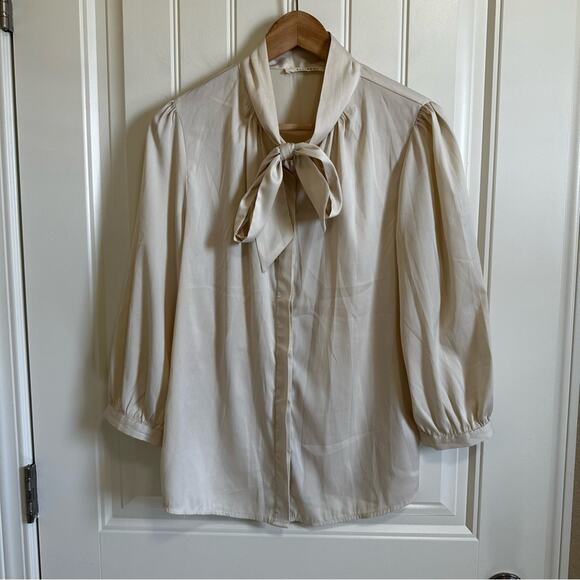 Ellison women’s blouse medium cream - Picture 2 of 7